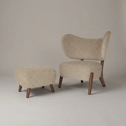 TMBO Lounge Chair with Pouf