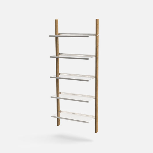 MOD Shelving System Aluminium and Oak