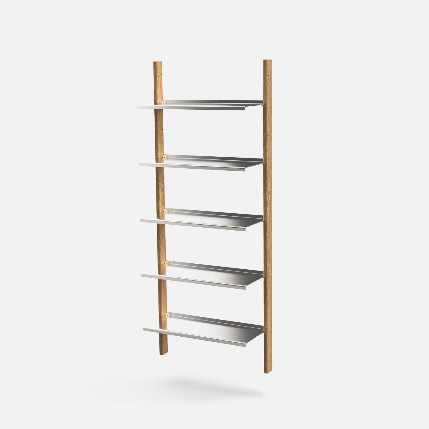 MOD Shelving System Aluminium and Oak