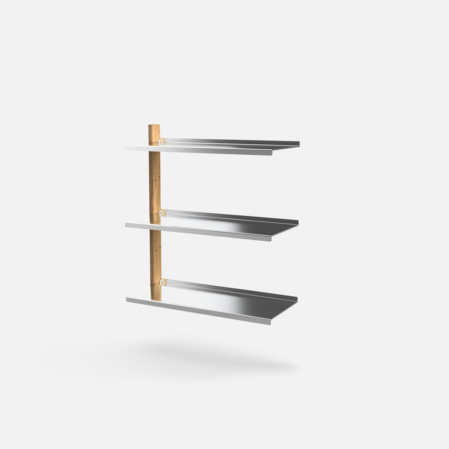 MOD Shelving System Aluminium and Oak