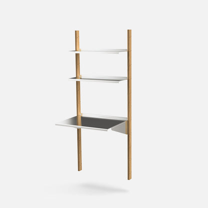 MOD Shelving System Aluminium and Oak